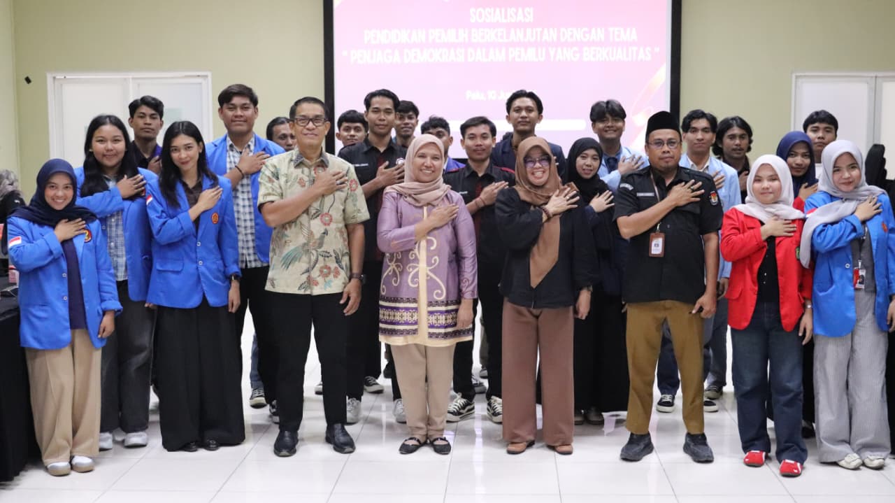 BEM STAH Dharma Sentana Hadiri Sosialisasi Pendidikan Pemilih Berkelanjutan yang Digelar KPU Sulawesi Tengah
